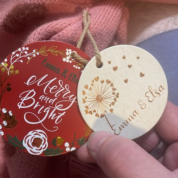 Emma & Elsa pink girls hooded cardigan with heart ❤️ pattern size 10/12(M) - Picture 9 of 9